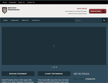 Tablet Screenshot of bonnettproperties.com